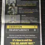 Bouchard's Actions Questioned -- Ad Published in News Journal?